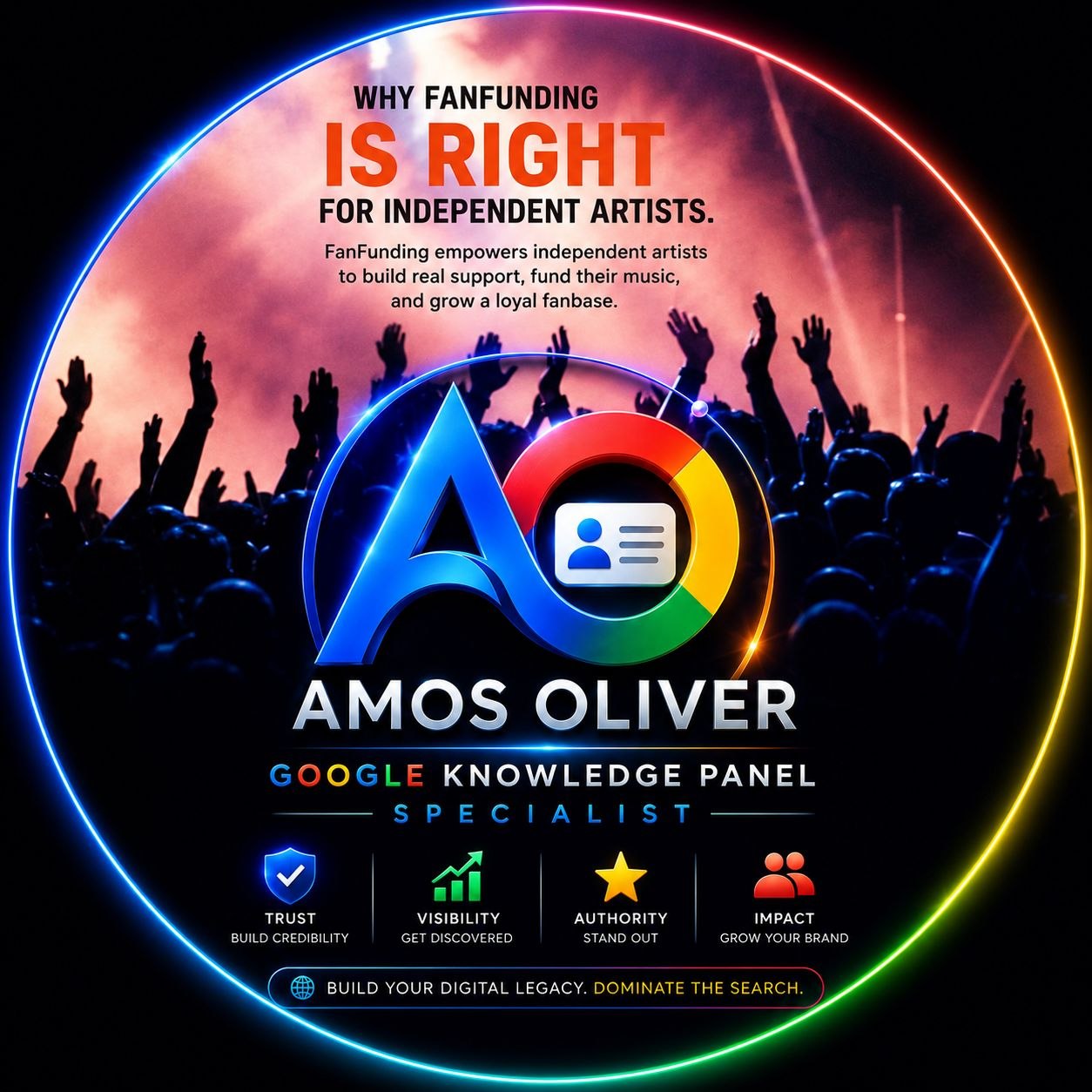 Amos Oliver founder emblem